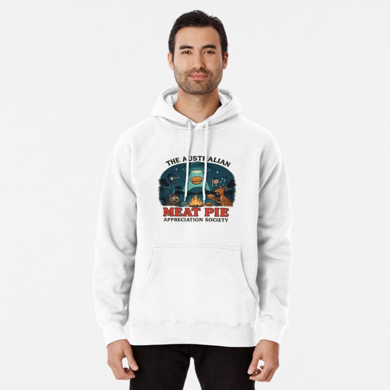 UFO Pie-Beam Campfire – Pullover Hoodie