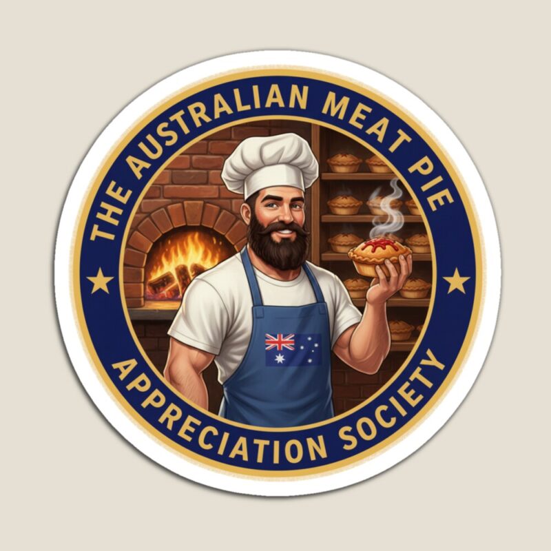 The Meat Pie Baker - Magnet