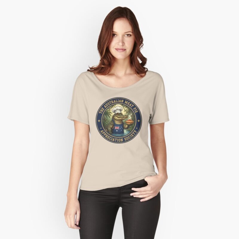 The Meat Pie Crocodile - Relaxed Fit T-Shirt