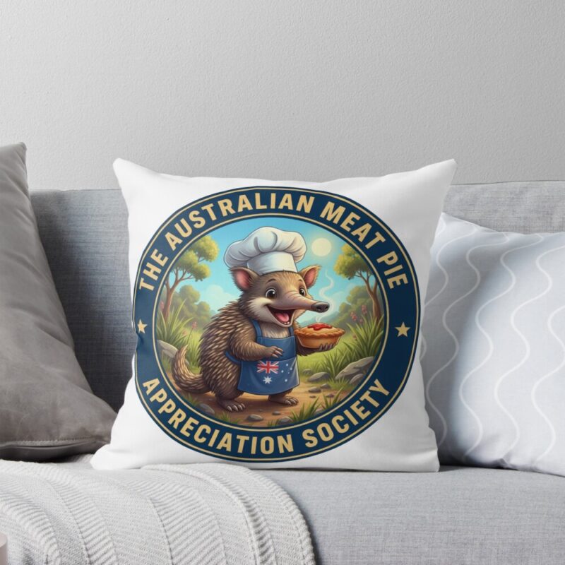 The Meat Pie Echidna Pillow