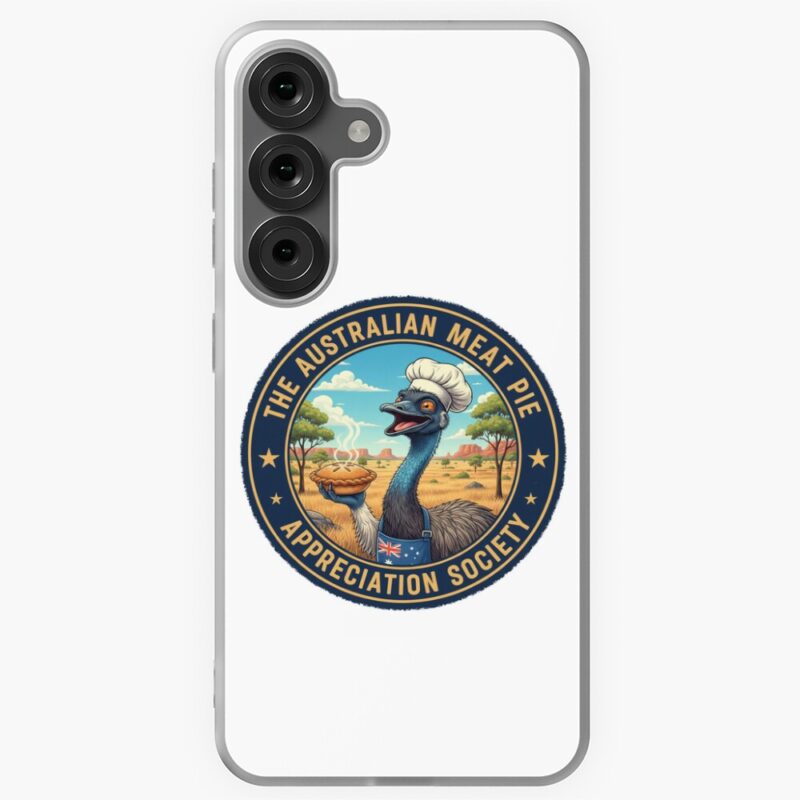 The Meat Pie Emu - Samsung Galaxy Phone Case