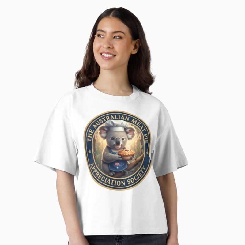 The Meat Pie Koala Boxy T-Shirt