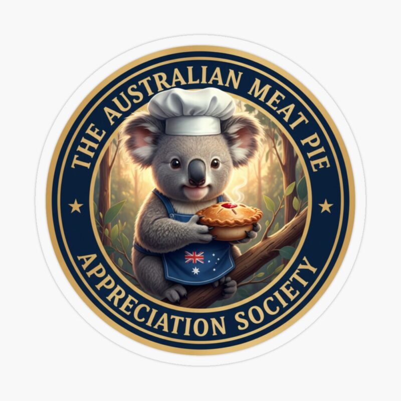 The Meat Pie Koala - Sticker