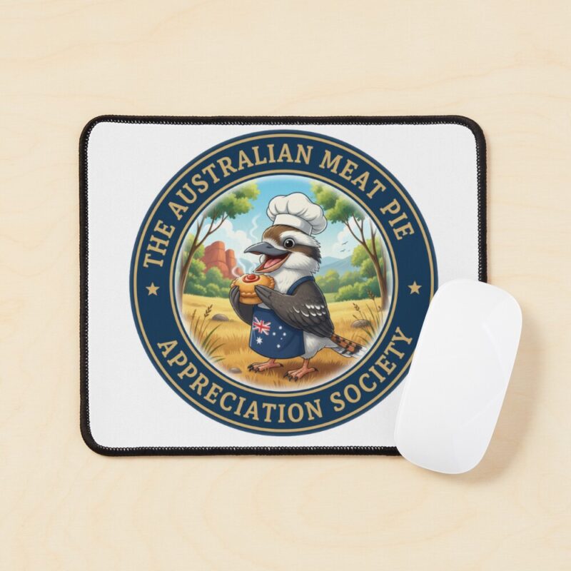 The Meat Pie Kookaburra - Mouse Pad