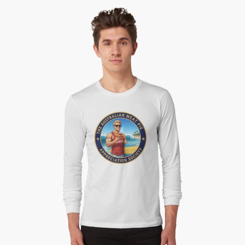 The Meat Pie Lifeguard Long Sleeve T-Shirt