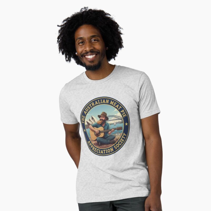 The Meat Pie Musician - Tri-blend T-Shirt