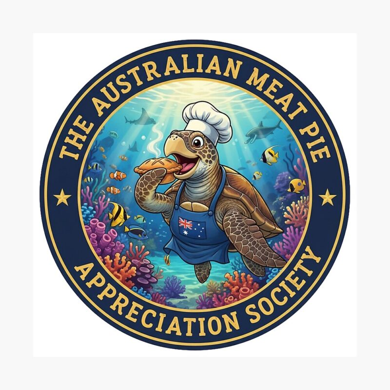 The Meat Pie Sea Turtle - Photographic Print