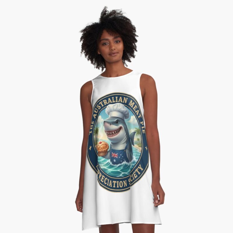 The Meat Pie Shark - A-Line Dress