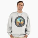 The Meat Pie Emu - Premium Oversized Sweatshirt