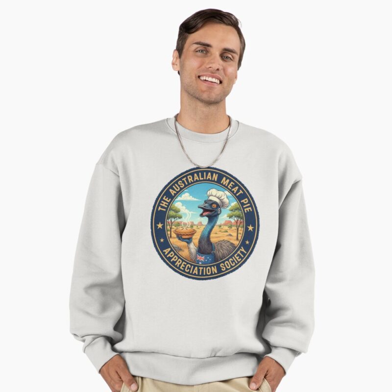 The Meat Pie Emu - Premium Oversized Sweatshirt